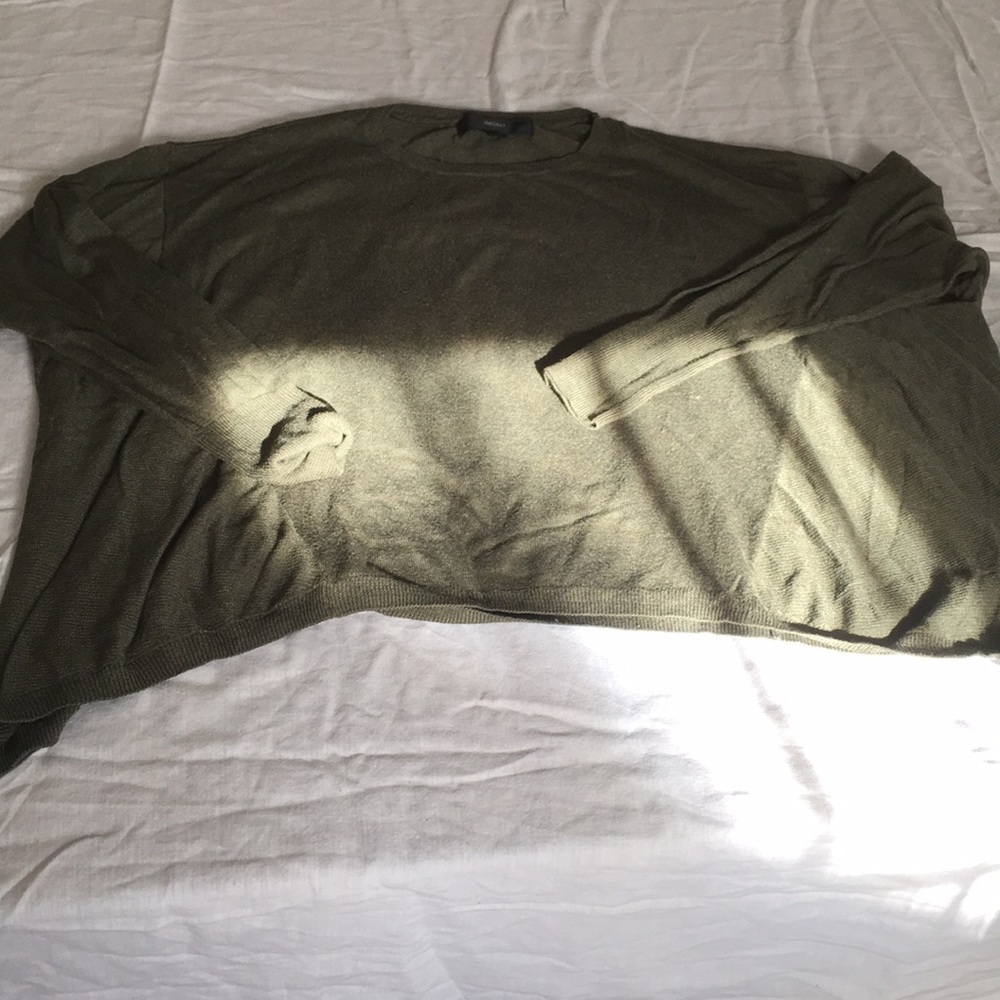 Flowy olive green sweater